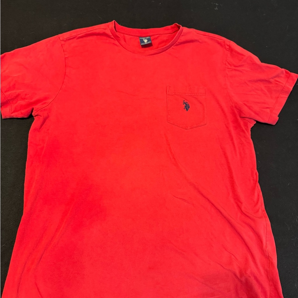 U.S. Polo Assn. Red Short Sleeve Tee